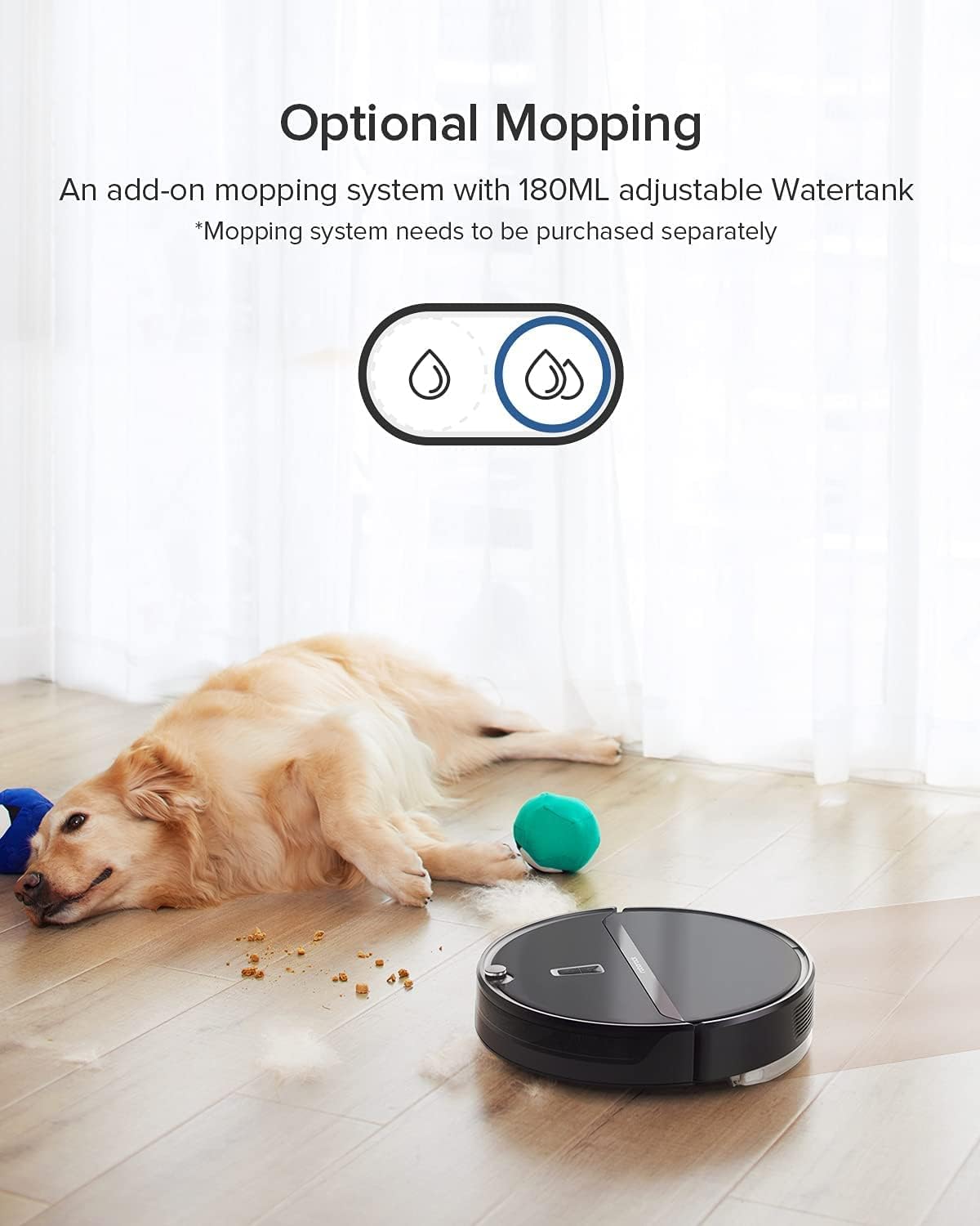 Robot Vacuum Cleaner with 2000Pa Strong Suction, 200min Runtime Q50740