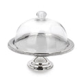 Hammared Stainless Steel Dome Cake Stand N91789