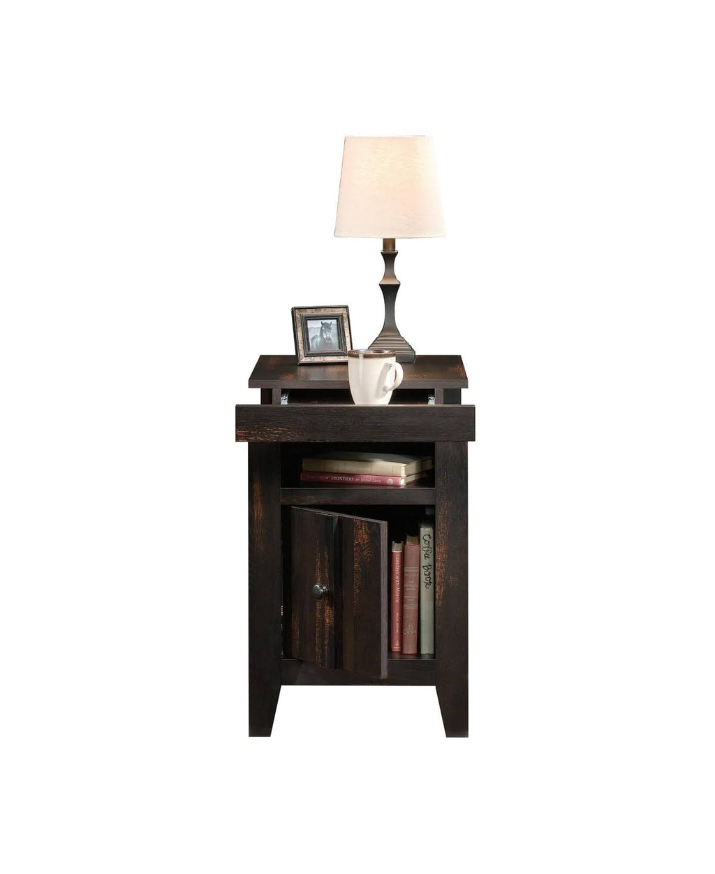 Char Pine End Table N94536