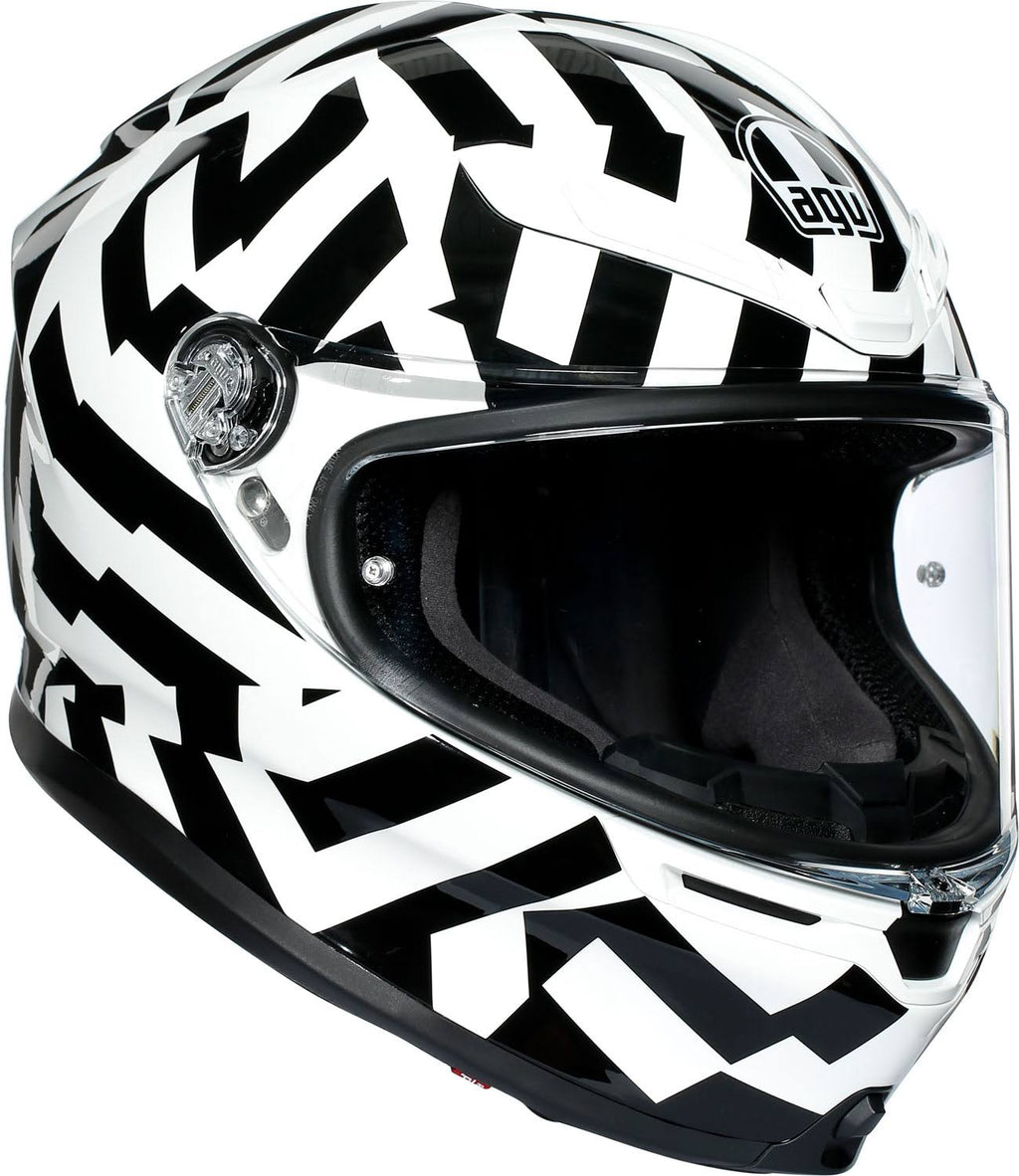 Helmet K6 Black White Size ml E536