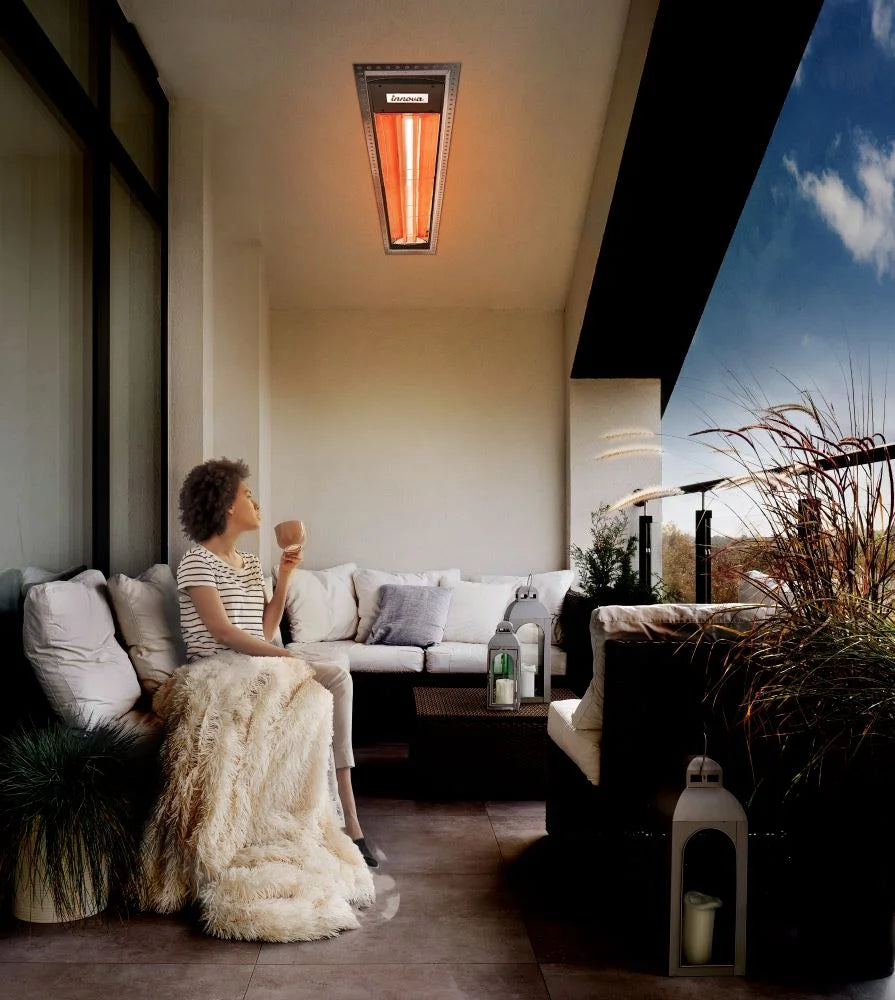 4000 Watt Electric Infrared Dual Element Wall Mount Heater O787768
