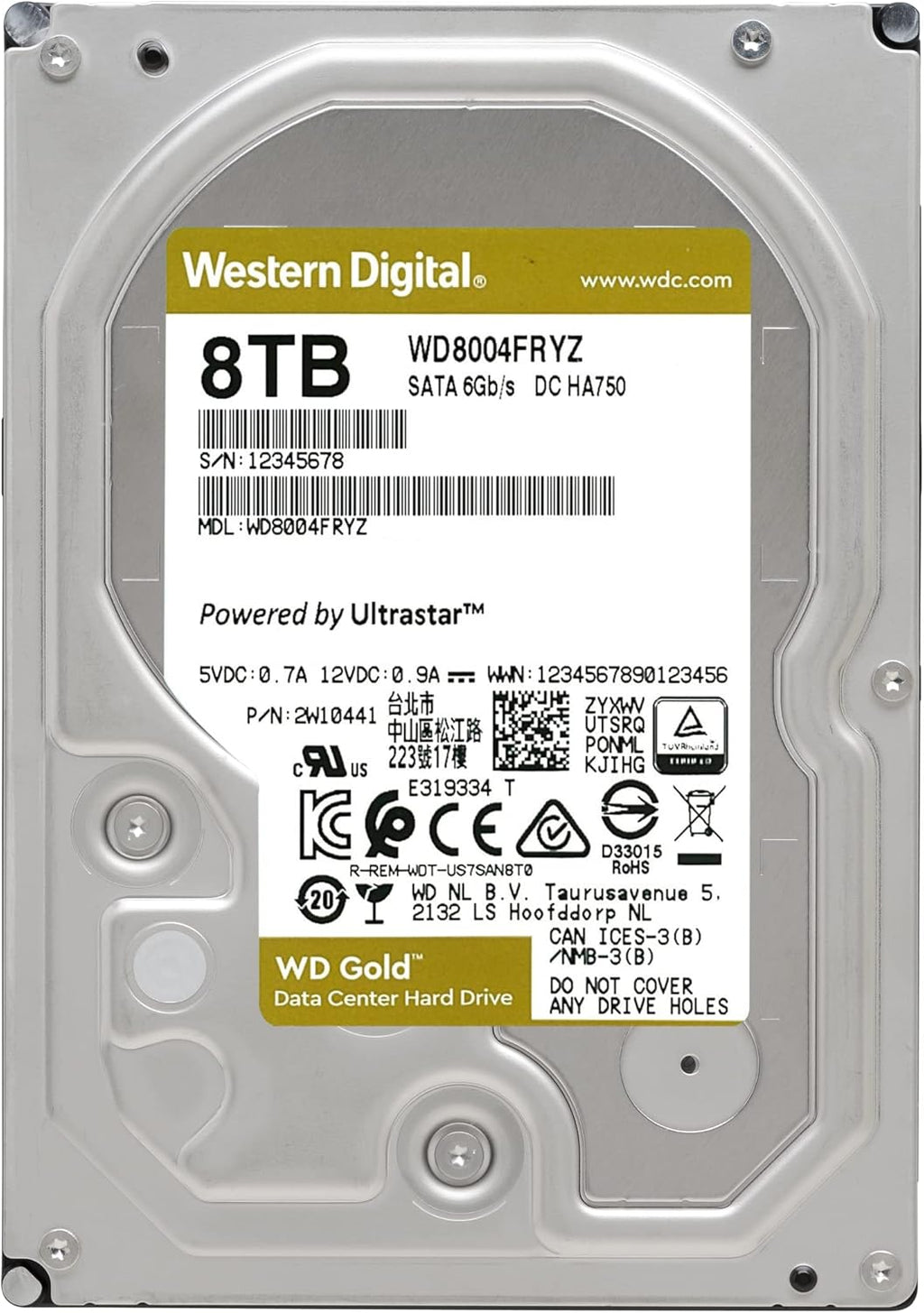 8TB 7200 RPM SATA 6 Gb/s Internal Hard Drive S827423