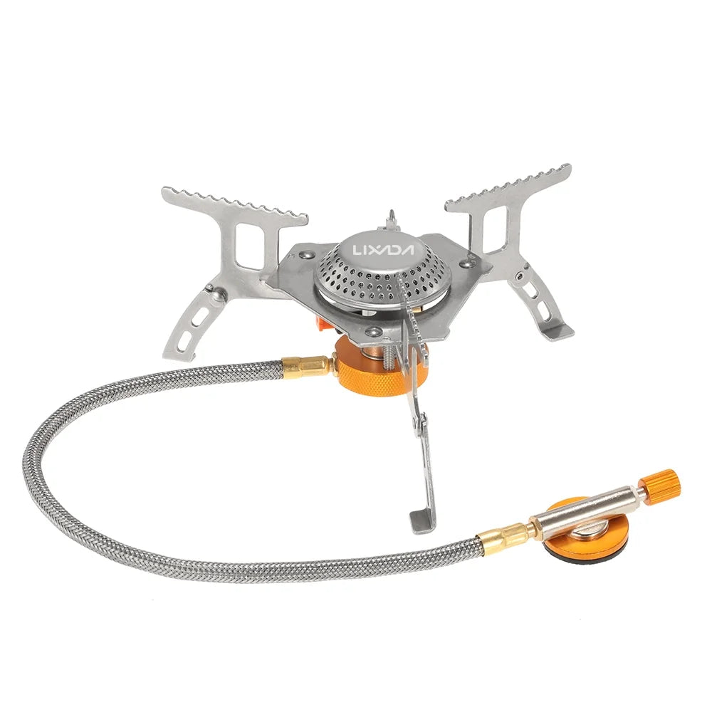 Camping Foldable Gas Set with Gas Conversion Head Adapter J18210