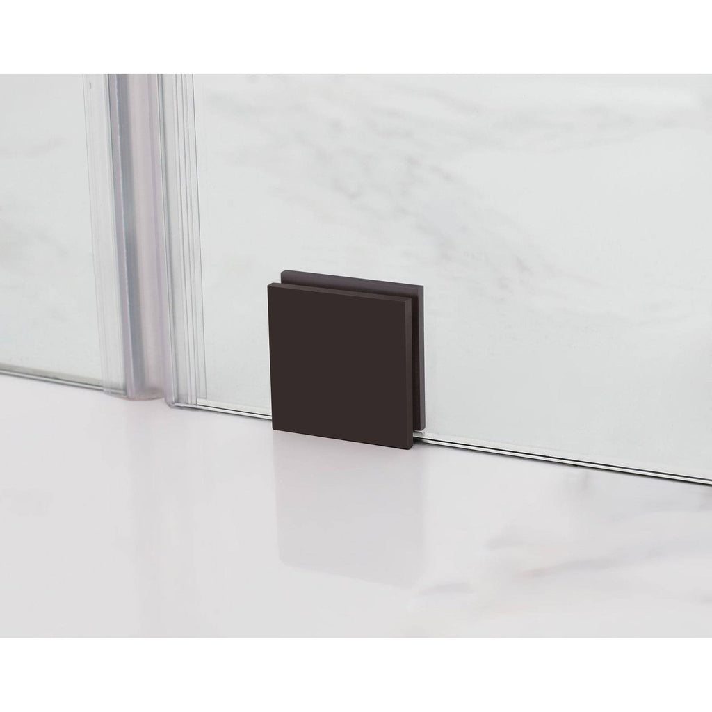 Chrome Frameless Square Shower Enclosure S3358