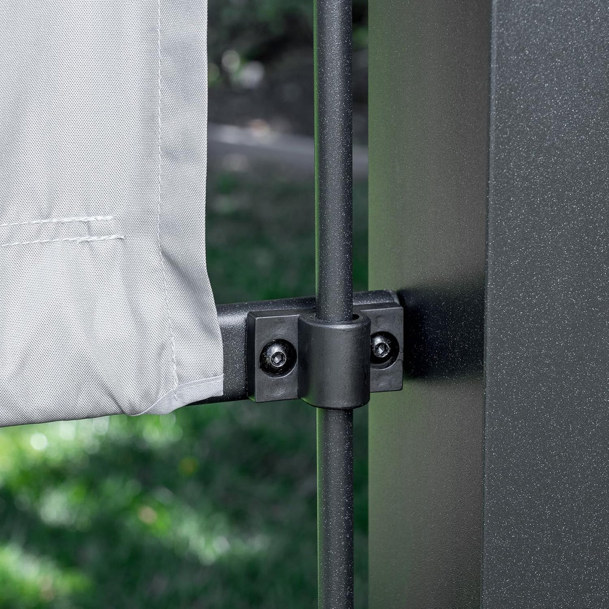 8 x 10 Ft. Metal Pergola with Adjustable Gray Canopy R439