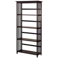 Espresso 5-Shelf Bookcase M7772