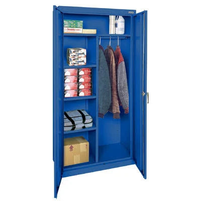 Blue 2 Door Storage Cabinet O8407