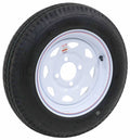 4.80-12 Tire with 4 Hole White Spoke Wheel D72435