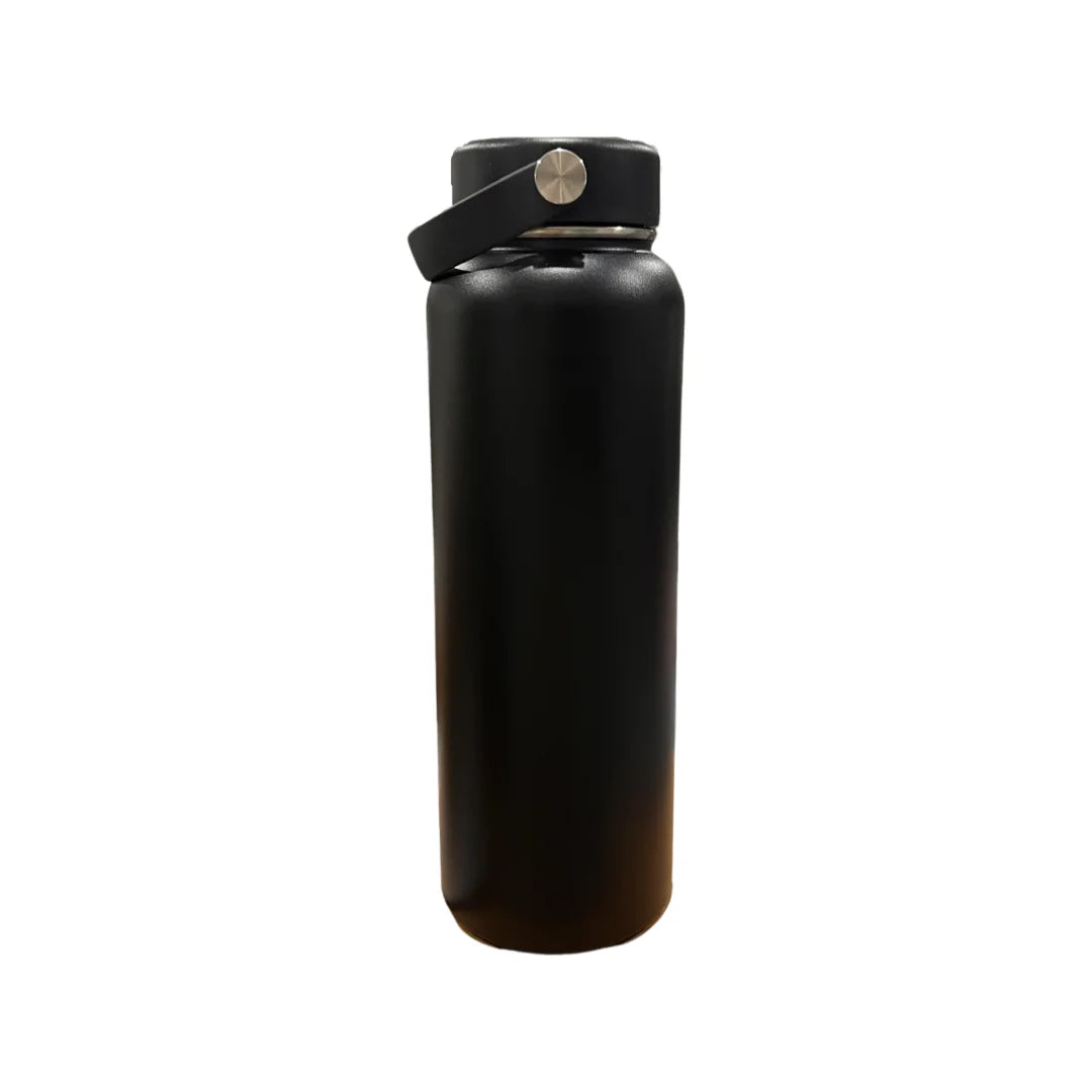 Black 40 fl oz Vacuum Insulated Stainless Steel Flask E84581