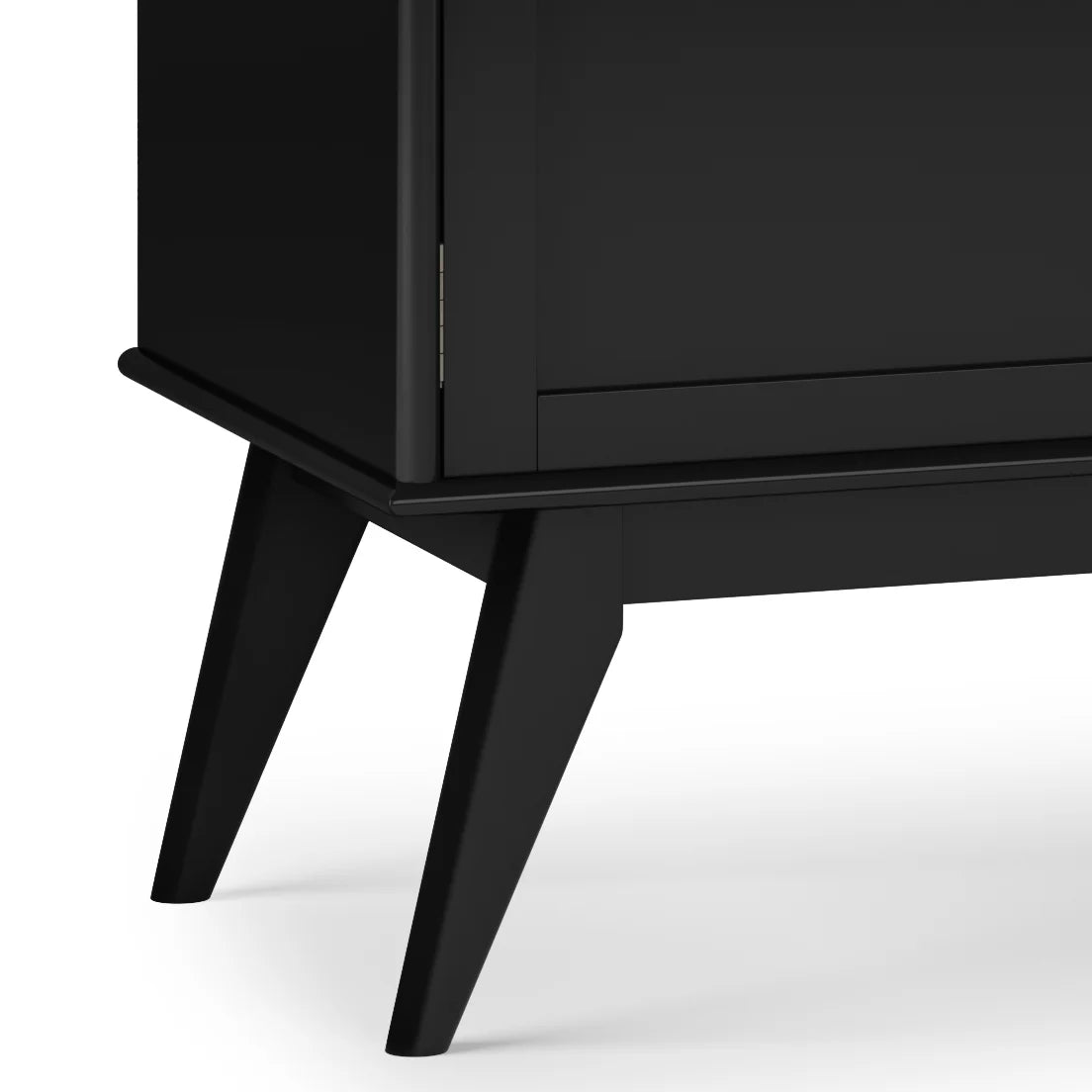 Black Low TV Media Stand Y784380