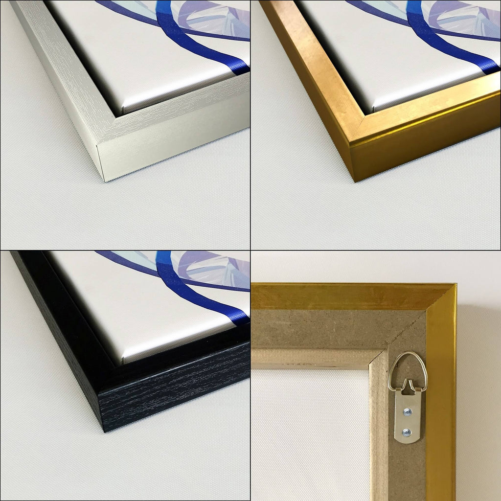 Grey Gold Framed Canvas 16 in. Wide x 32 in. High R3286