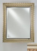 24 in. x 30 in. Recessed Single Door Cabinet Parisian Antique Silver L82990
