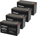 12v 9ah Sealed Lead Acid Battery with F2 Terminals, 4 Pack Z9758
