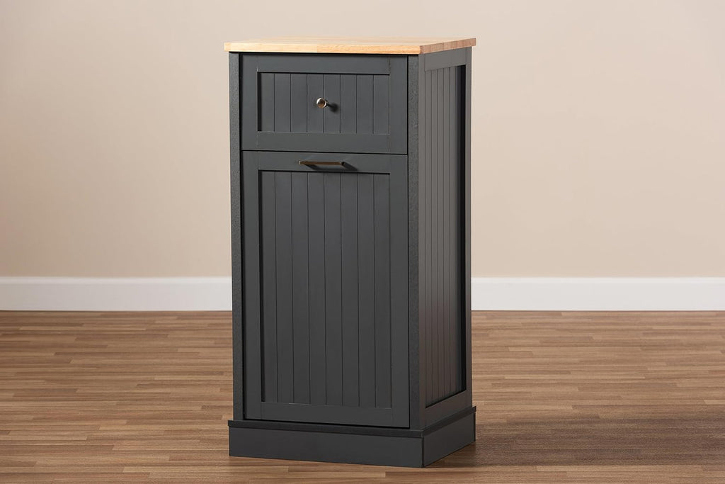 Dark Grey Oak Brown Kitchen Cabinet K976334