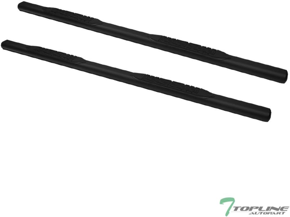 Oval Matte Black Side Step Nerf Bars Rail Running Boards For Dodge Ram 1500 Crew Cab P489