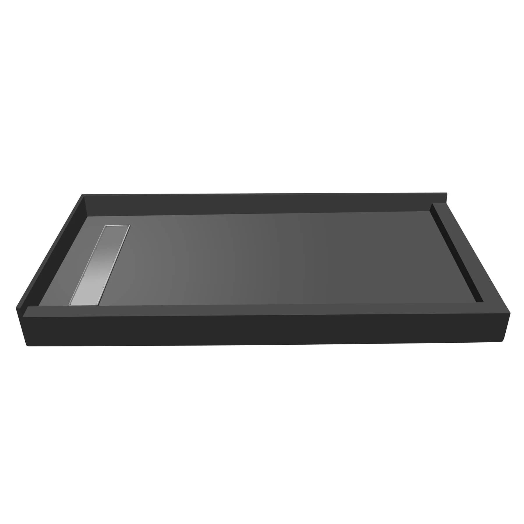 48x22 x 34x22 Double Threshold Shower Base with Drain X419