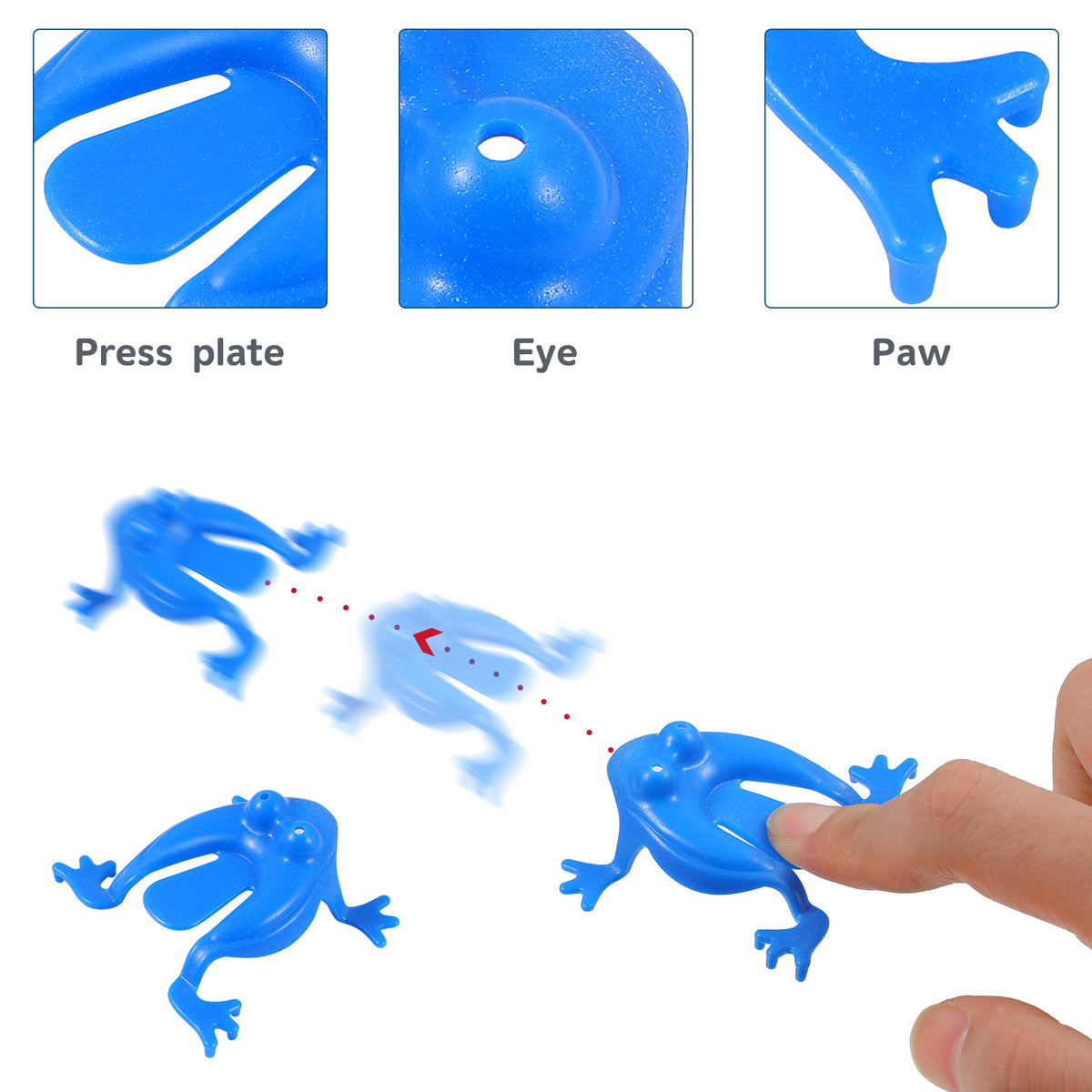 24Pcs Jumping Frogs Toy Educational Toys Party Favors M233226