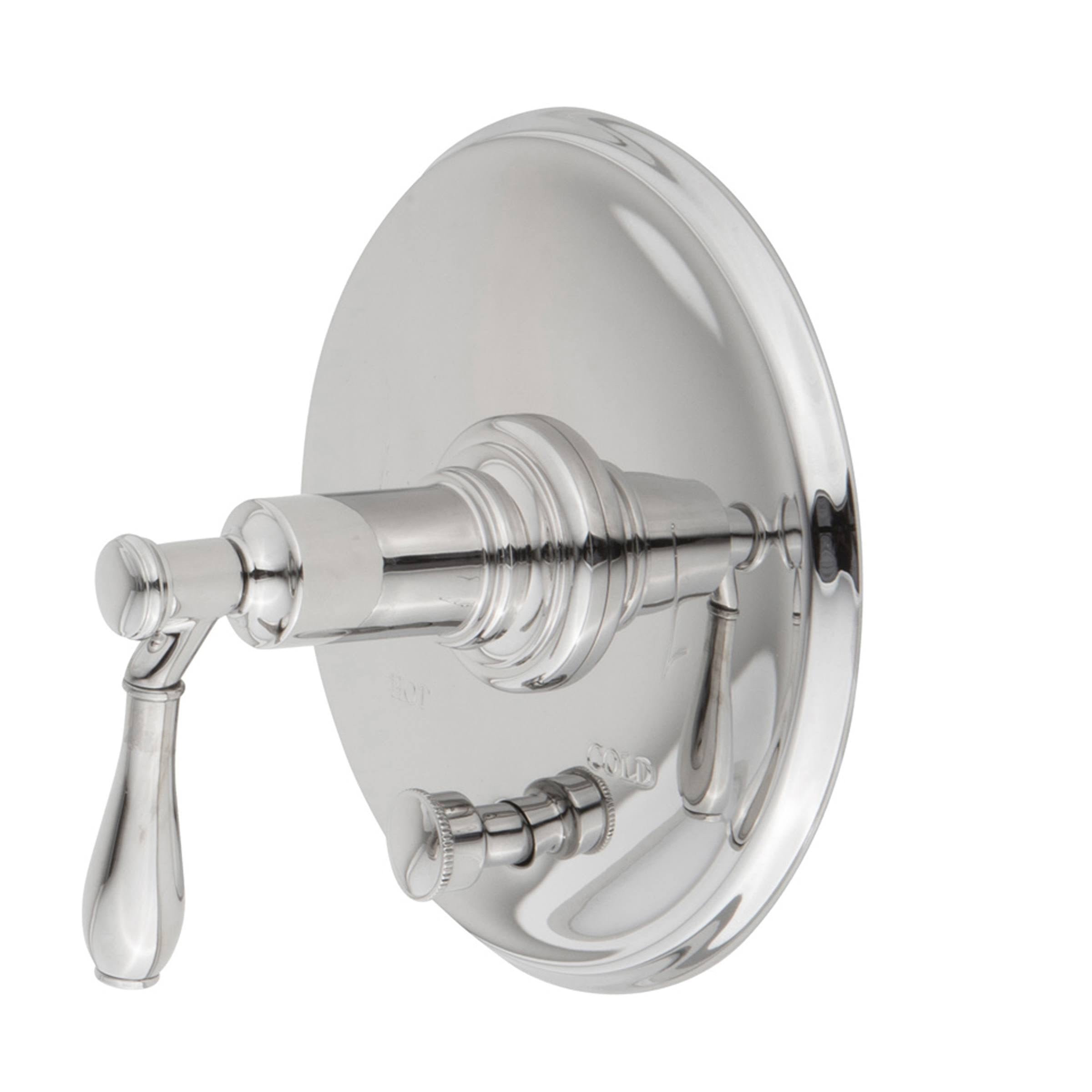 Stainless Steel Tub & Shower Diverter Plate with Handle C678