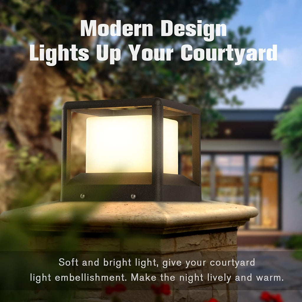 Solar Post Cap Light 3000K IP65 Waterproof V137858