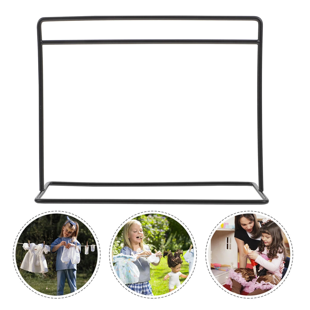 Miniature Doll Clothes Rack Hanger Furniture V30497