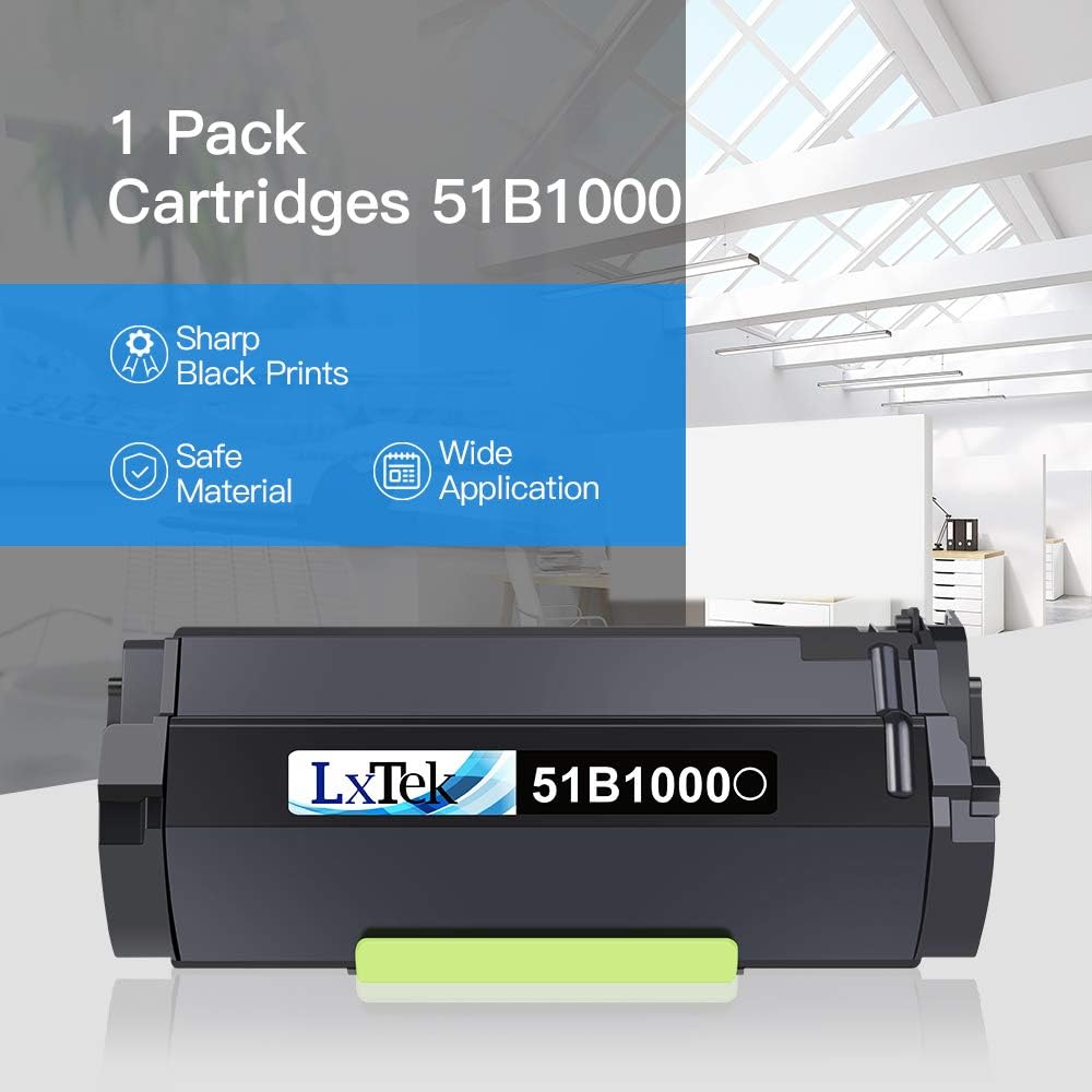 Compatible Toner Cartridge Replacement for Lexmark Printers (Black, 1 Pack) P266