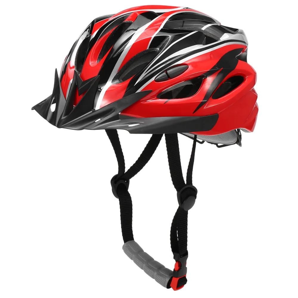 Lightweight Mountain Road Bike Cycling Helmet with Visor W24010