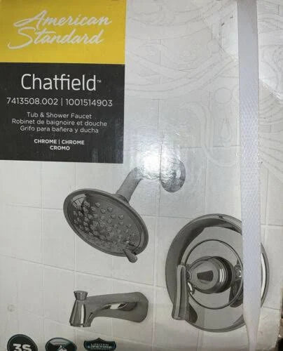 Brushed Nickel Tub Shower Faucet A4880