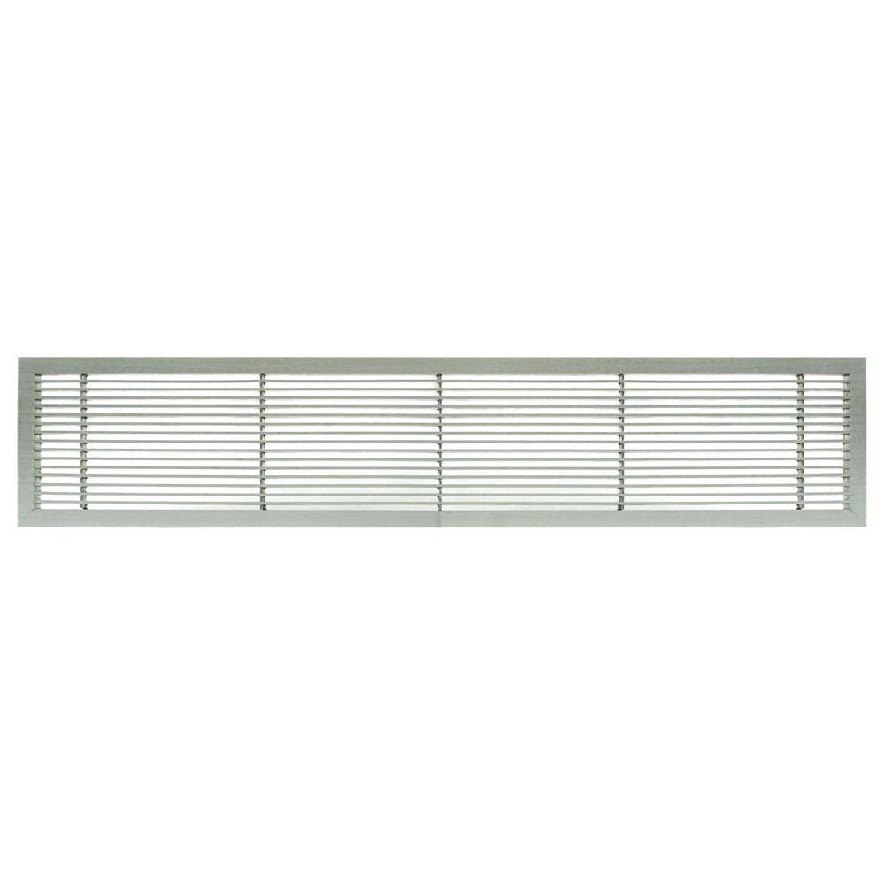 6x22 x 48x22 Solid Aluminum Air Vent Grille, Brushed Satin G78671
