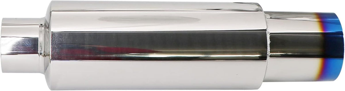 Blue Burnt Stainless Steel Exhaust Tip 18.5" Length Pack of 2 X91958