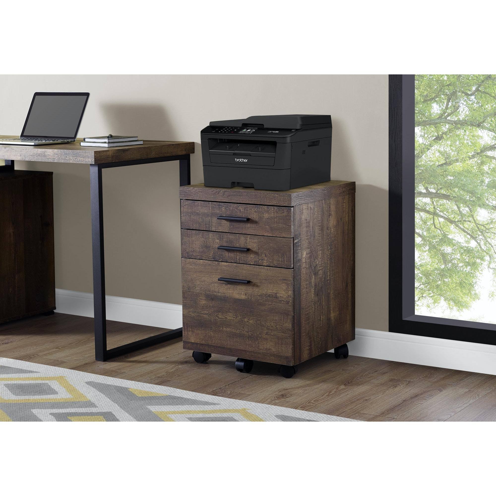 3 Drawer Particle Board and MDF Filing Cabinet Q1983