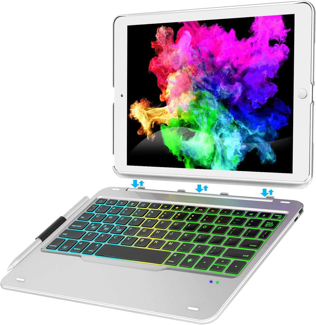 Black Slim Wireless Keyboard Case with Folio Hard Back Cover N70925