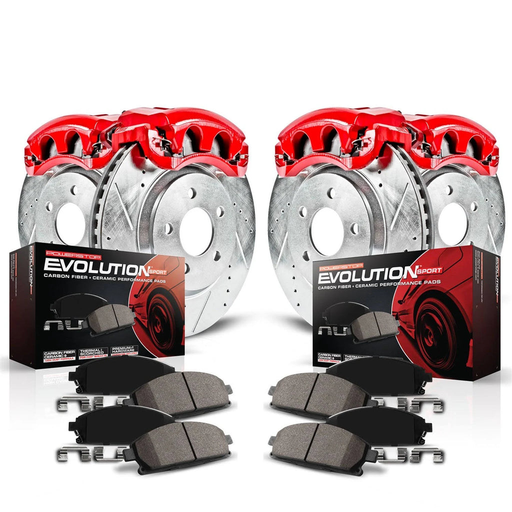Front and Rear Z23 Evolution Sport Brake Kit with Calipers O132