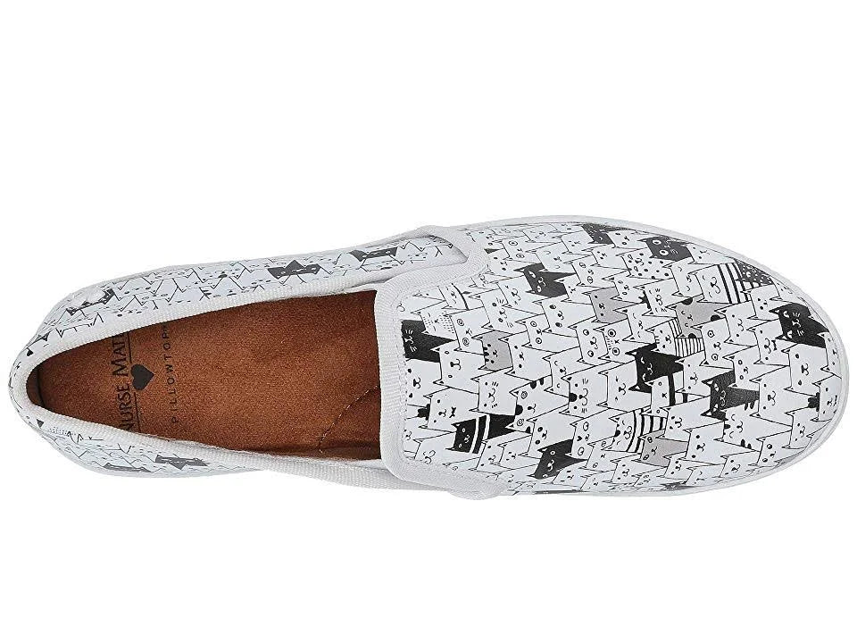 White/Black Cats 8.5 Shoes T599