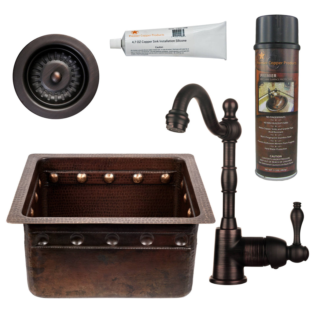 Copper Bar Prep Sink Faucet and Accessories Package L753