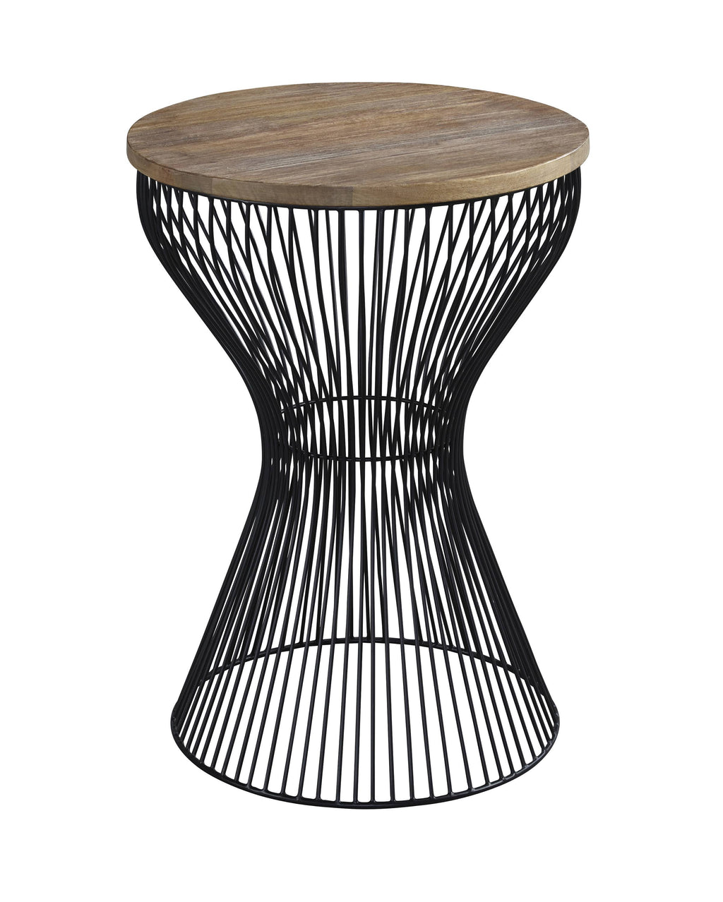 Black Round End Table H7138