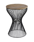 Black Round End Table H7138