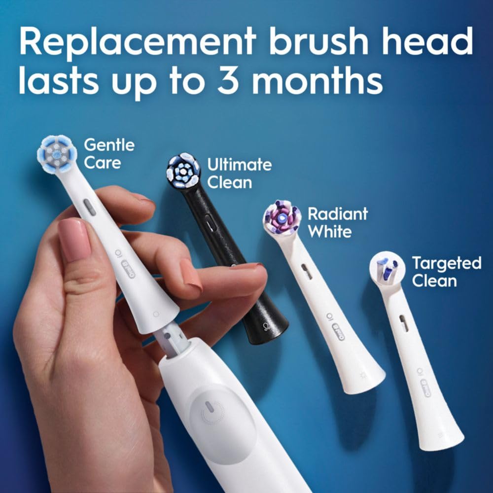 Pure White Rechargeable Electric Toothbrush with 2 Brush Heads X530984