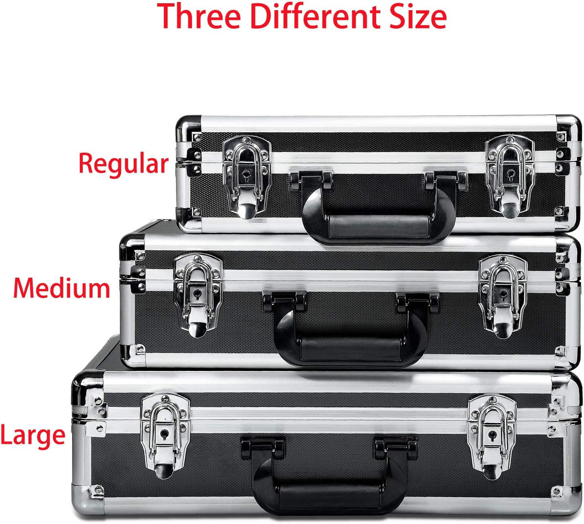 18in Two-Tone Aluminum Case with Pluck Foam Interior B9470