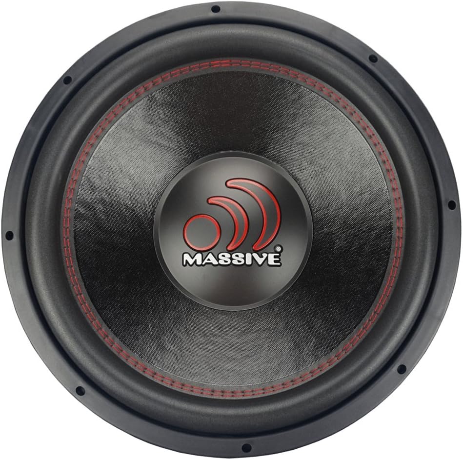15 Inch Car Audio Subwoofer, 700 Watt RMS, Dual 4 Ohm W89271