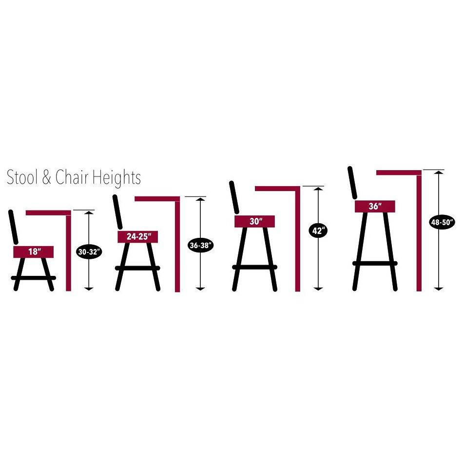 Chrome Swivel Bar Stool with Accent Ring T714