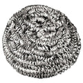 Stainless Steel Scrubbers, Medium, 72/Carton C492