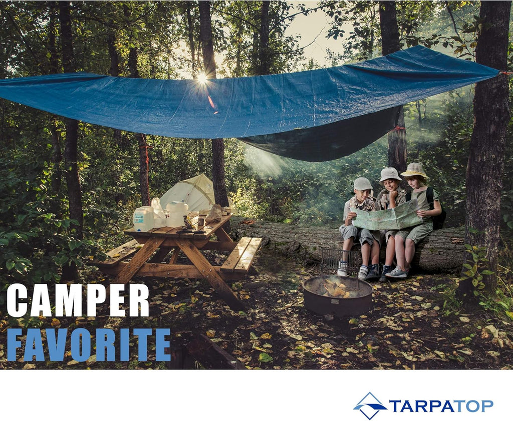 Blue Waterproof Poly Tarp K207