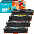 4 Pack Compatible Toner Cartridge for HP 206X High Yield W163