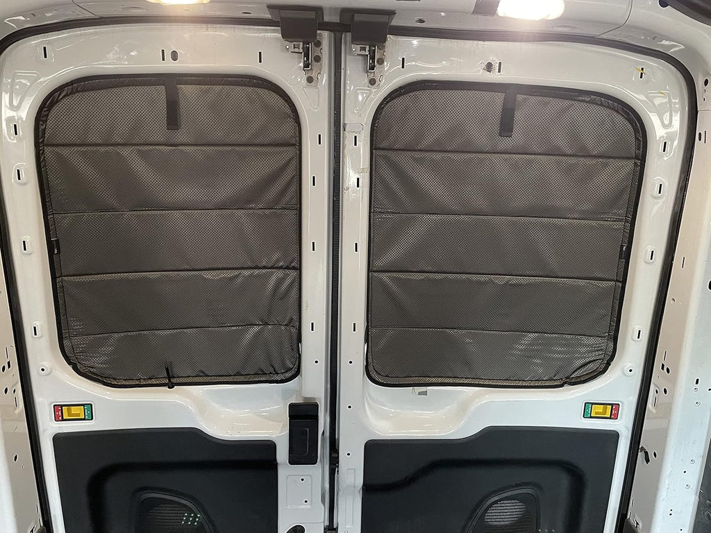 Olive Gray Insulated Blackout Front Door Window Covers P969