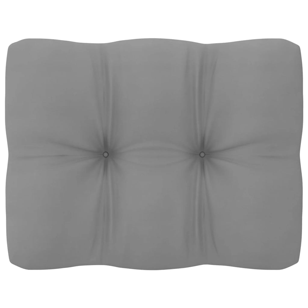 12 Piece Gray Cushion Pinewood Patio Lounge Set S645