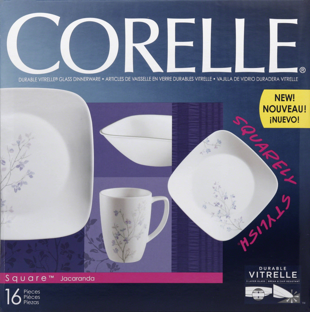 16 Piece Square Dinnerware Set G977778