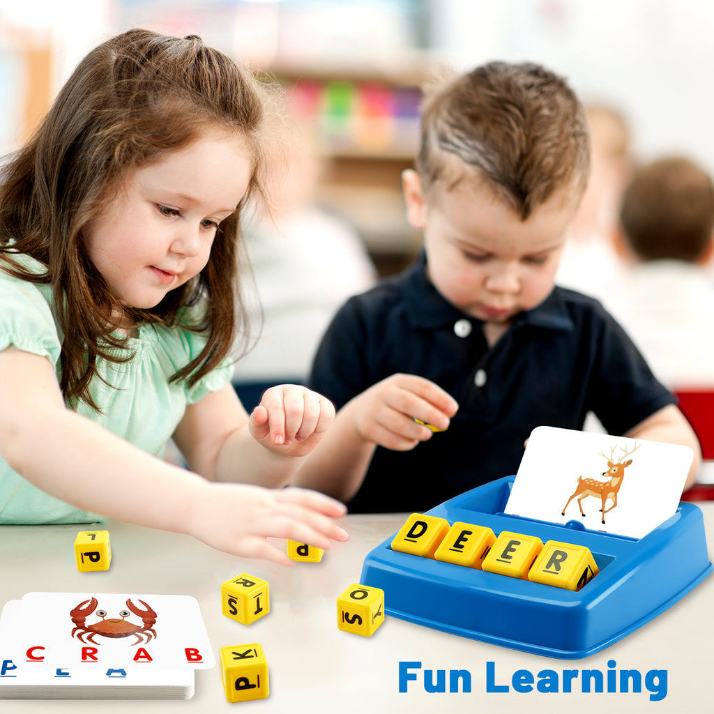 Matching Letter Spelling Games ABC Learning Toys for Kids Y424