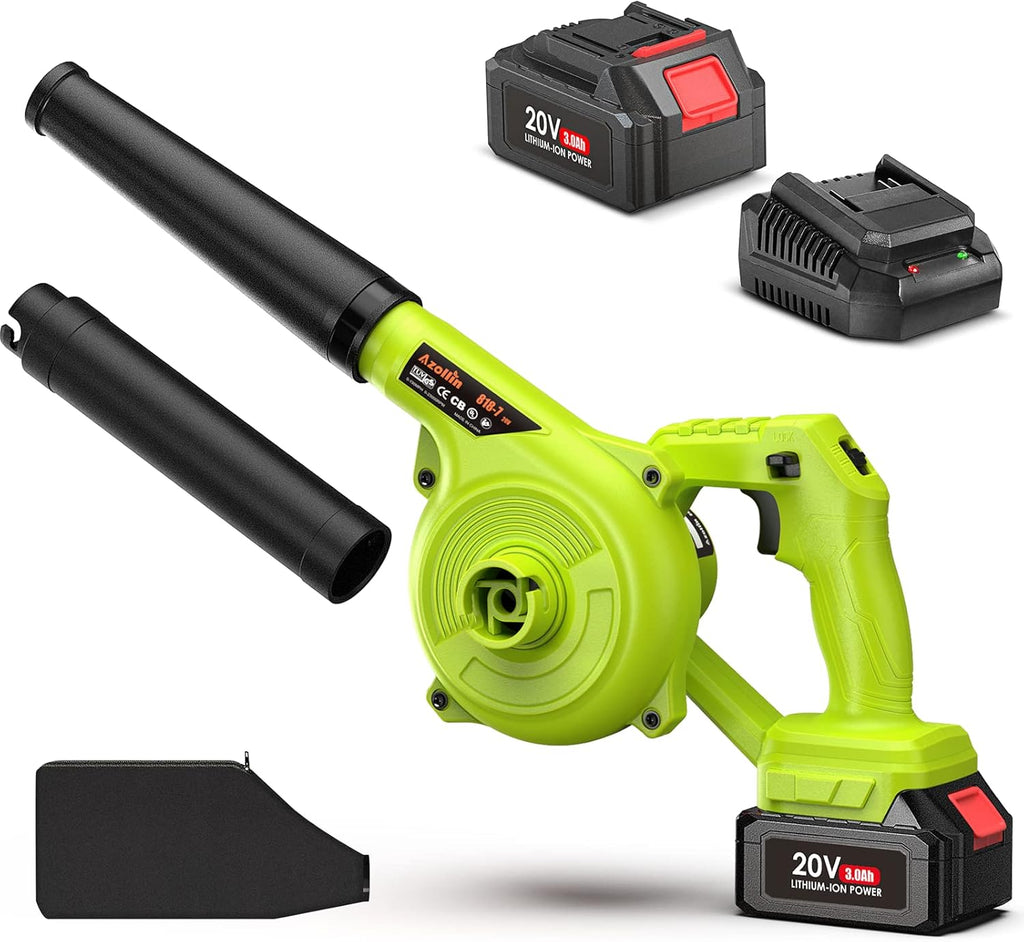 20V Cordless 2-Speed Leaf Blower with 3.0Ah Battery and Charger W7692