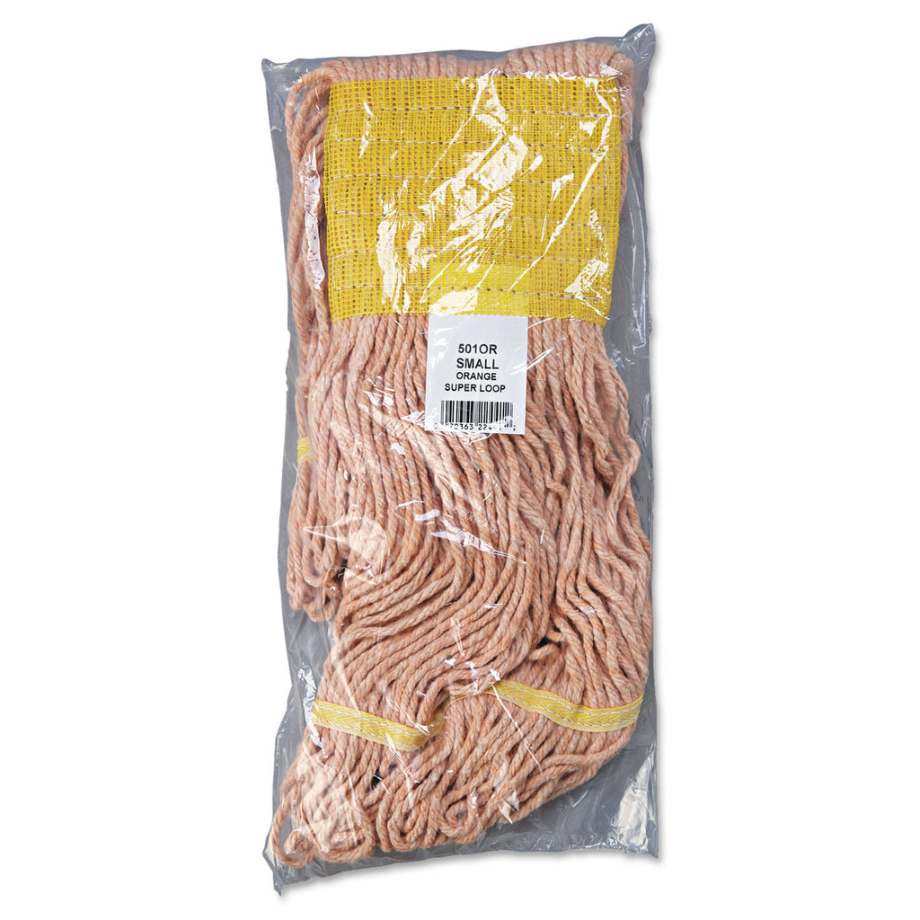 Small Orange Cotton/Synthetic Fiber Mop Head K216211