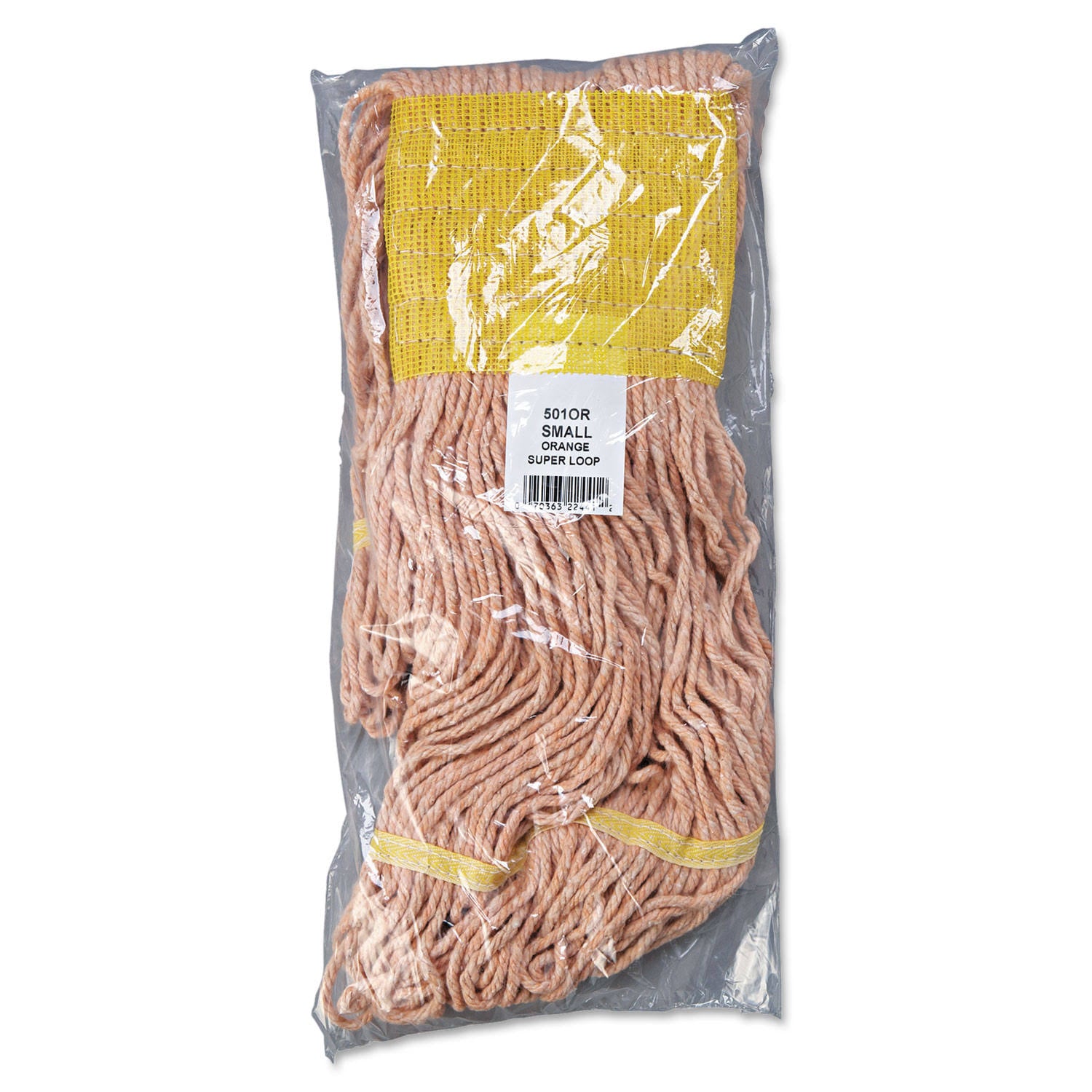 Small Orange Cotton/Synthetic Fiber Mop Head K216211